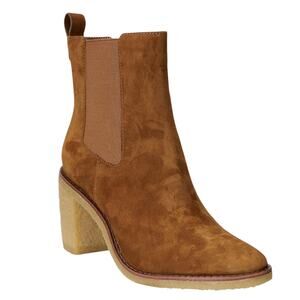 Lauren Ralph Lauren Women's Marianna Pull On Chelsea Booties Brown Size 6 1/2